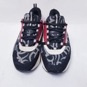 Dior Men's Sneakers in Black, Red, and White